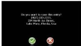 Do you want to save this entry? ($07)-325-222, 224 North 1st Street, Lake Mary, Florida, USA