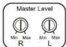 OSD Audio AMP200 - Master Level Control - 1
