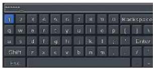 Backspace Enter Shift Esc