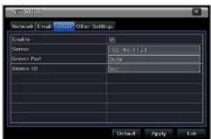 Newark Email Edit Other Settings Enable Server Server Port Generic ID 102.46.31.psd 80% 80% Default Apply Help