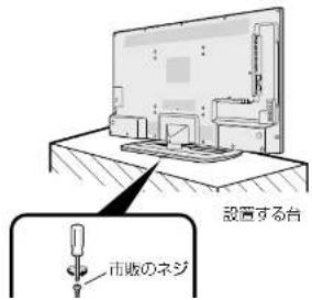 設置する台 市販のネジ