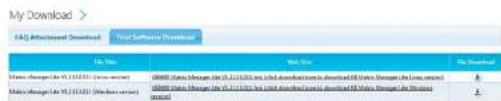 My Download > FAQ Attachment Download Your Software Download File Path Win Path The Software Status Changes from 10.12.2003 to 10.12.2004 is linked download to download All Status Changes (Line version) Status Changes from 10.12.2003 (Line version) Status Changes from 10.12.2004 to 10.12.2005 is linked download to download All Status Changes (Line version)
