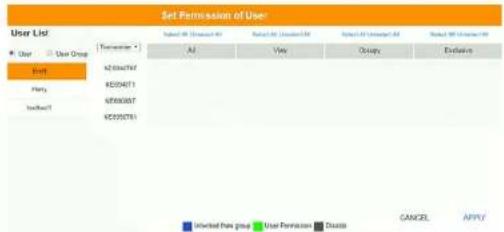 Set Permission of User User List User Group Add View Add View Add Add Add Add Add Add Add Add Add Add Add Add Add Add Add Add Add Add Add Add Add Add Add Add Add Add Add Add Add Add Add Add Add Add Add Add Add Add Add Add Add Add Add Add Add Add Add Add Add Add CANCEL APPLY