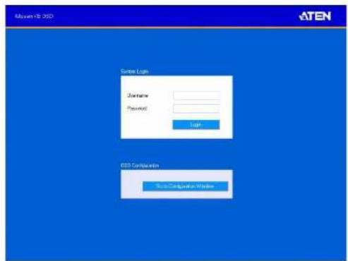 Mioven® 2000 ATEN Save Login Remove Password Light OK ODI Configuration OK Configuration Window