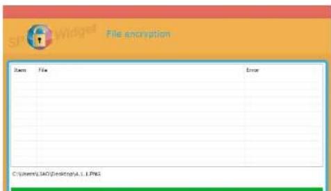 File encryption Dsn File Error C:\Users\LAO\Desktop\1.1.PNG
