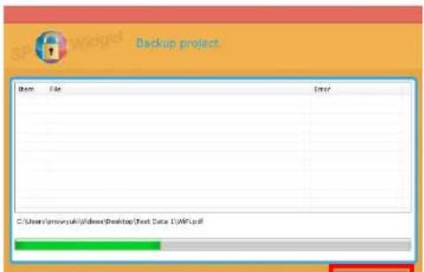 Backup project Item File Enter C:\Users\amovryuk\Video\Desktop\Text Data 10WLP.pdf
