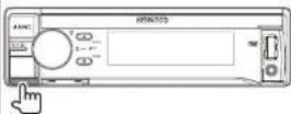 KENWOOD U360BT - SDカードを取り外す - 1