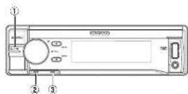 KENWOOD U360BT - iPod再生中に使うボタン - 1