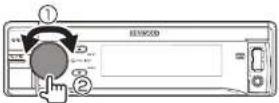 KENWOOD U360BT - 時計を調整しよう - 6