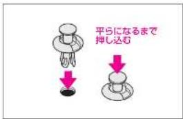 平らになるまで 押しある