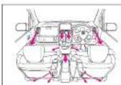 Honda Mobilio (2002) - 吹き出し口切り換えダイヤル - 4