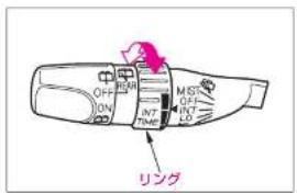 OFF ON INT TIME MS OUT LO リング