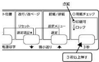 EPSON VP-D500 - 用紙位置の微調整（微小送り） - 1