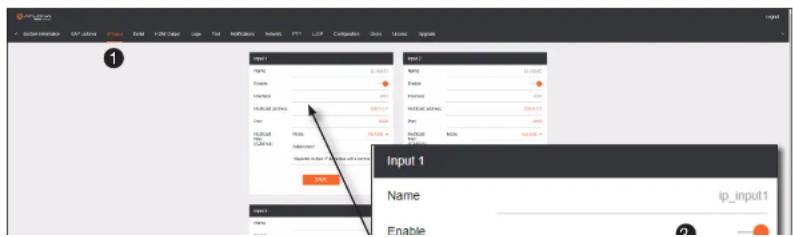 Input 1 Name Enable IP_input1 ip_input1 Input 1 Name Enable