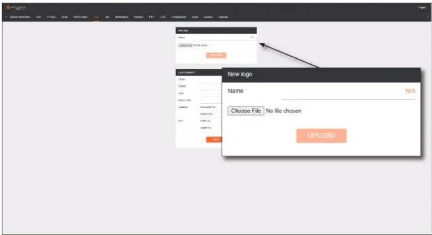 New logo Name: N/A Choose File No file chosen UPLOAD