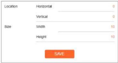 Location Horizontal 0 Vertical 0 Size Width 10 Height 10 SAVE