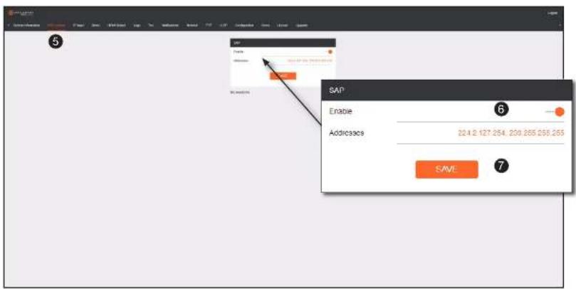 SAP Enable Addresses 224.2.127.254.208.265.256.265 SAVE