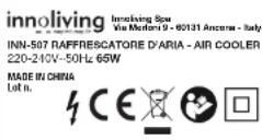 Innoliving INN-507 - RATING LABEL: - 1