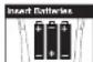 COBRA MicroTalk CX312 - To install or replace batteries: - 3