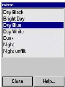 Palette Day Black Bright Day Day Blue Day White Dusk Night Night unfilt. Close Help...