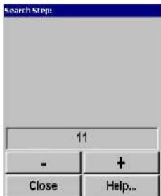 Search Step: 11 - + Close Help...