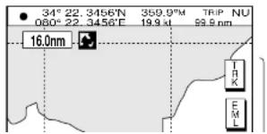 34° 22. 3456'N 359.9" M TRIP NU 060° 22. 3456'E 19.9 xL 99.9 nm 16.0nm I K E M