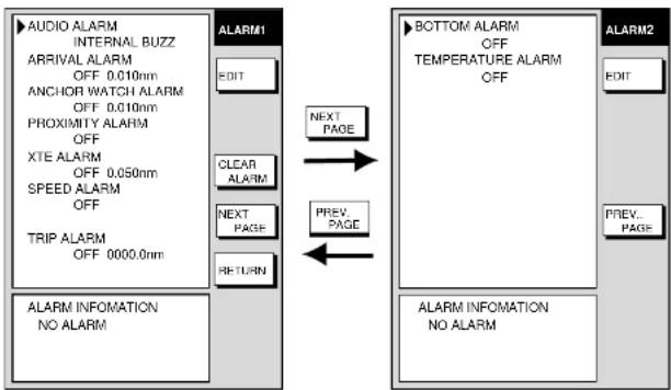 FURUNO 1762 - Canceling route navigation - 1