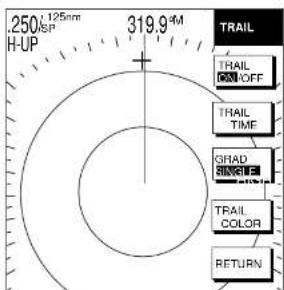 250 L125mm H-UP 319.9 M TRAIL TRAIL ON OFF TRAIL TIME GRAD SINGLE TRAIL COLOR RETURN