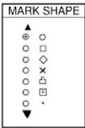 FURUNO 1762 - Changing mark attributes - 2