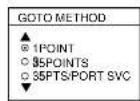 FURUNO 1762 - Selecting quick point entry method - 1