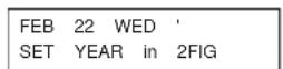 FURUNO FAX-408 - Setting the Date and Time - 4