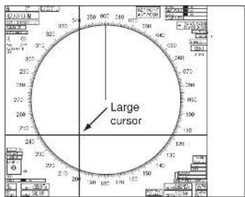 Large cursor