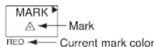 FURUNO FAR-2107 - Entering mark comment, changing mark position - 1