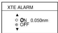 FURUNO 1953C-BB - XTE (Cross-Track Error) alarm - 2