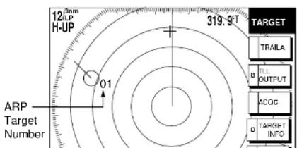 12.5nm HP H-UP 01 319:9T TARGET TRAILA ILL OUTPUT ACOGC D TARGET INFO ARP Target Number