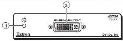 Extron DVI-DUALINK INPUT 2 VERSA Focus DVI DL 101