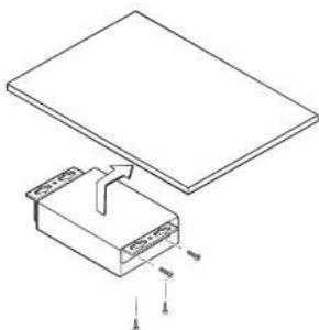 Extron DVI DL 101 - Under-furniture mounting - 1