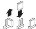 Extron MTP/HDMI U R - Setting JMP2 and JMP3 to Positive Vertical and/or Horizontal Sync Polarity - 1