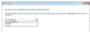 File Settings Set only for hardware from certain manufacturers Use existing hardware to install a new device. You can access the same type of manufacturing (if you want to use this tool) OK Cancel Help Finish
