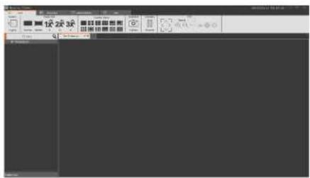 Screenshot of a graphic design software interface showing toolbars, layers, and canvas with Chinese labels