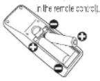 3M S50C - Putting batteries into the remote control unit - 5