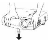 3M S50C - Adjusting the Projector's Elevator Foot - 2