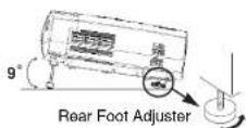 3M S50C - Adjusting the Projector's Elevator Foot - 3
