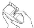 3M H10 - Close the battery cover. - 1