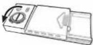 INSIGNIA NS-DWR2SS8 - Filling the rinse aid dispenser - 1