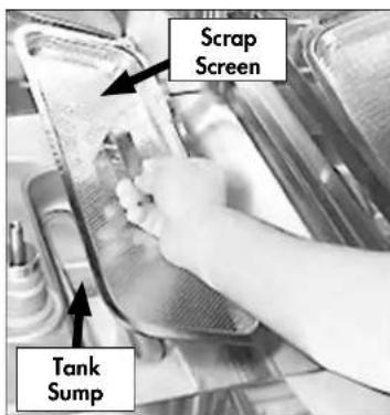 Scrap Screen Tank Sump