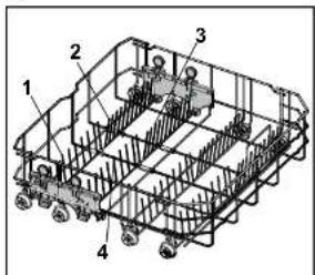Technical diagram of a multi-wheeled vehicle chassis with numbered components