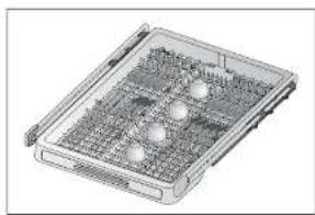 Euromaid EBM14S - Ceiling silverware basket - 1