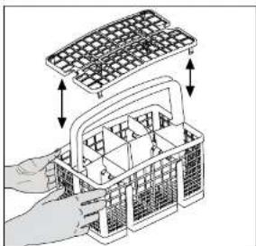 Euromaid EBM14S - Movable silverware basket (depends on the model) - 2