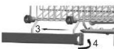 Bellini BDW6XP - Adjusting the Upper Basket - 2